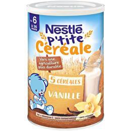 NESTLÉ P'tite céréale vanille dès 6 mois 415g Nestlé