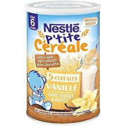 NESTLÉ P'tite céréale vanille dès 6 mois 415g Nestlé