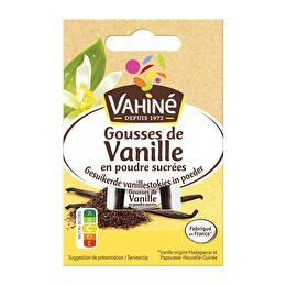 VAHINÉ Gousses de vanille en poudre sucrées