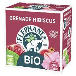 ÉLÉPHANT Mon infusion bio  Grenade hibiscus - x 20 sachets