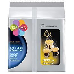TASSIMO Capsules l'or café long décaféine  x 16