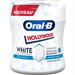 ORAL  B HOLLYWOOD Dragées white menthe fraÏche bottle 45
