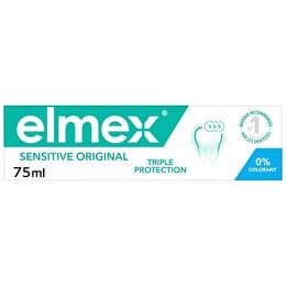 ELMEX Dentifrice sensitive original 0% colorant