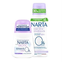 NARTA Déodorant bille biotic peaux sensibles