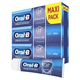 ORAL-B Dentifrice pro-expert  Nettoyage intense - 3 x 75 ml