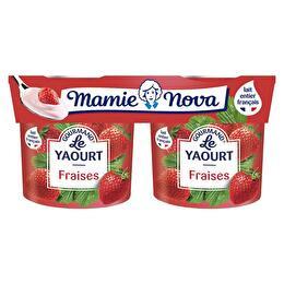MAMIE NOVA Yaourt gourmand à la fraise