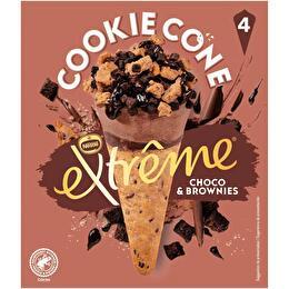 COOKIE NESTLÉ Cône glacé chocolat et brownie