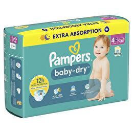 PAMPERS Couches géant taille 4 +