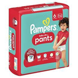 PAMPERS Culottes géant taille 6