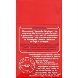 TWININGS Infusion ayurveda fraise myrtille grenade  20 sachets