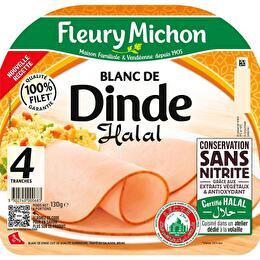 FLEURY MICHON Blanc de Dinde conservation sans nitrite Halal 4 tranches