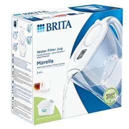 BRITA Carafe filtrante Marella blanche 1 filtre à eau Maxtra Pro inclus 1051118