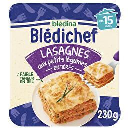 BLÉDINA Blédichef lasagne petits légumes dès 12 mois