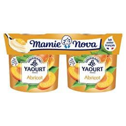 MAMIE NOVA Yaourt Gourmand abricot 2X150G