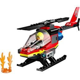 LEGO® CITY L'hélicoptère de secours des pompiers 60411