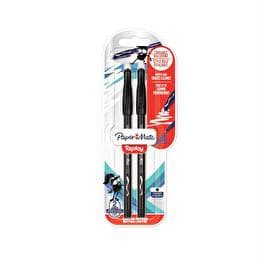 PAPERMATE Stylos bille replay noir 40 ans x2