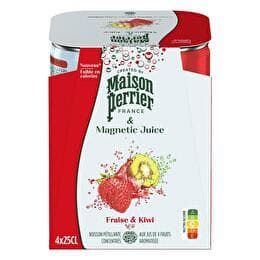 PERRIER Boisson gazeuse magnetic juice fraise kiwi