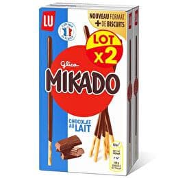 MIKADO Mikado chocolat lait 2 x 100g