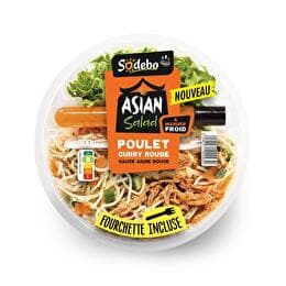 SODEBO Asian Salad poulet curry rouge sauce aigre douce
