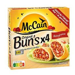MC CAIN Original buns bolognaise x4