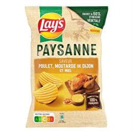 LAY'S Chips paysanne saveur Poulet Moutarde de Dijon Miel